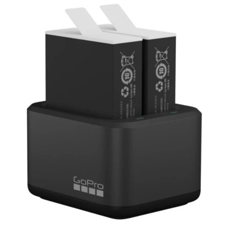 GoPro HERO 9/10/11/12 Black Dual Battery Charger + 2 baterie Enduro