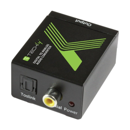 Techly_Przetwornik_DAC_Digital_SPDIF/Coaxial_do_Analog_RCA_L/R